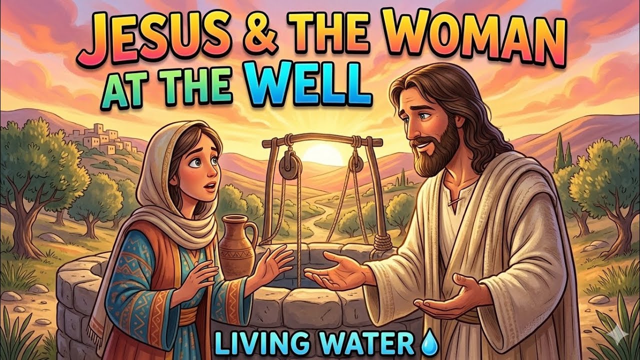 Jesus and the Samaritan Woman at the Well | Heartwarming Bedtime Bible ...