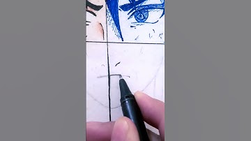 Sasuke drawing in four styles part 3#shorts #youtubeshorts