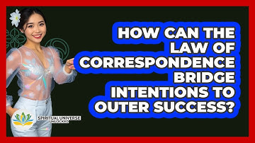 How Can The Law Of Correspondence Bridge Intentions To Outer Success? - Spiritual Universe Unlocked