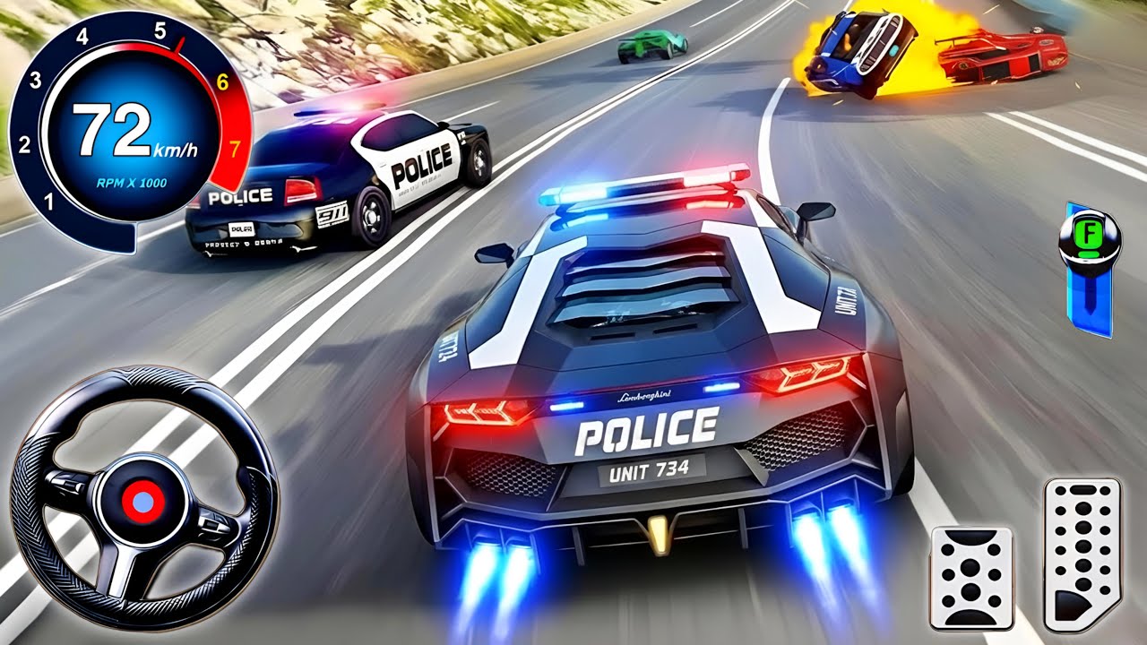 Police Car Chase Simulator 3D Game - Real Cop Cars Driving Simulator ...
