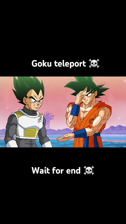 Goku teleport in Vegeta 😁|| DBS