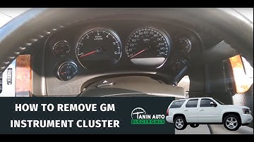 How To Remove 2007-2014 Chevy Tahoe Silverado & GMC Sierra Yukon Instrument Cluster for Repair Tanin