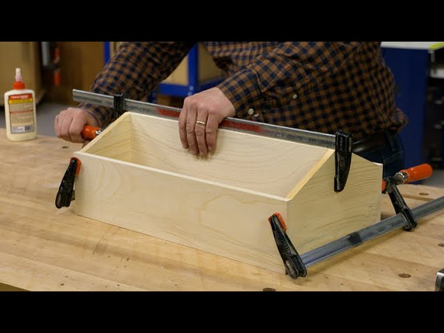 How to build a simple toolbox from scrap wood – Free plan