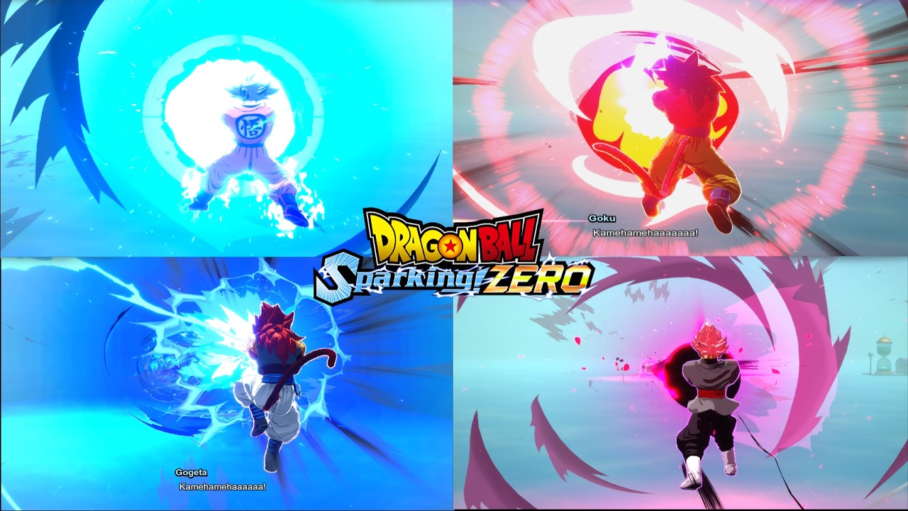 All kamehameha Dragon Ball: Sparking! Zero