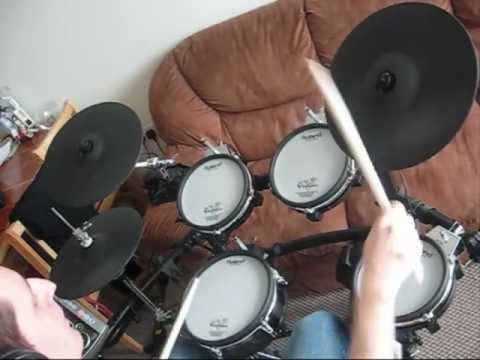 Rock improvisation -  Mixture Rock  Roland V-Drum TD-9 Kx2