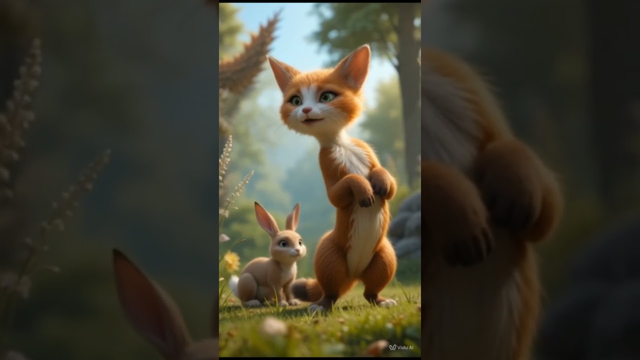 bunny and cat adventures