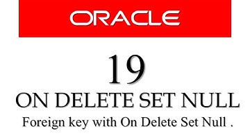 SQL tutorial 19: ON DELETE SET NULL clause of Foreign Key By Manish Sharma (RebellionRider)