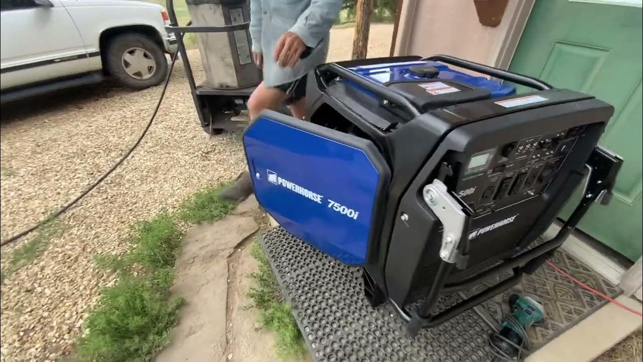 Powerhorse 7500i generator M74006A.3 from Northern Tool clanking noise