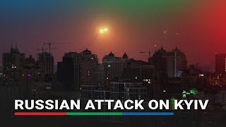 Sirens sound, residents seek shelter as Kyiv comes under Russian air attack