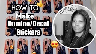 How to make domino decals/stickers screenshot 5