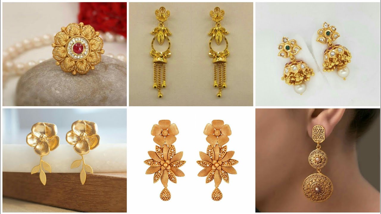 Gold electroplated handbag round ear clip special-interest design ear ring  light earrings earrings for women
