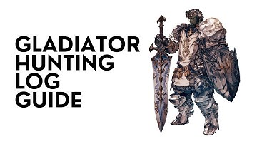 ►FFXIV◄ Gladiator First Hunting log and Gameplay | Final Fantasy 14