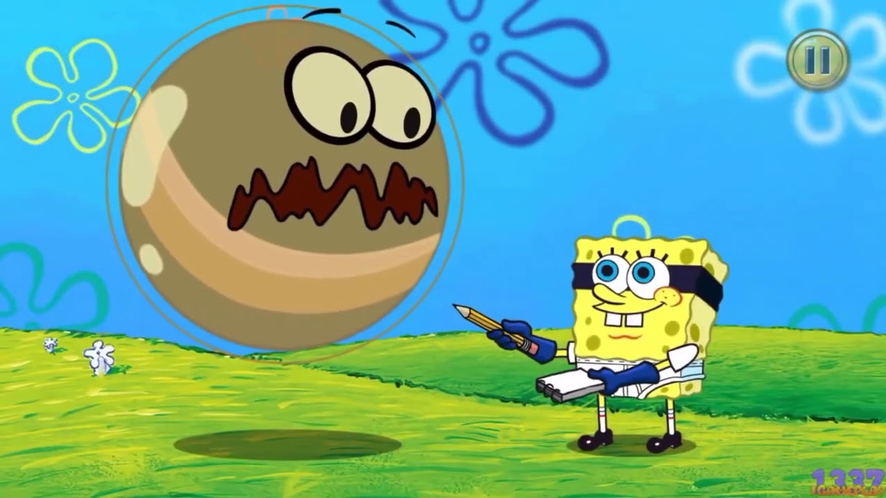 Spongebob pops the Dirty Bubble YouTube