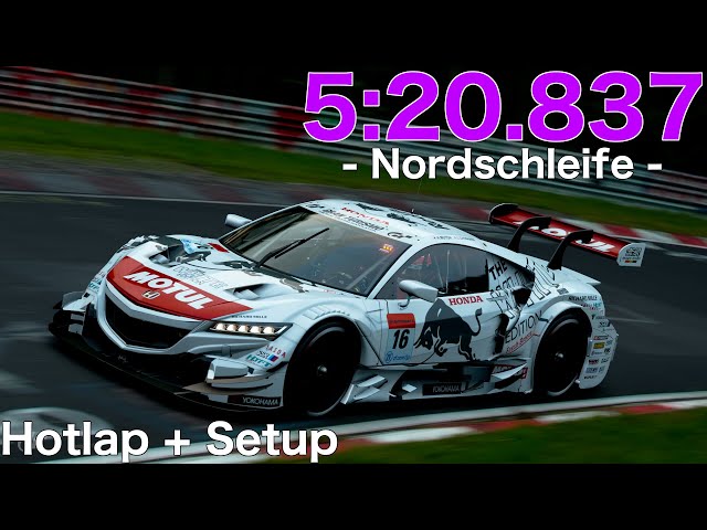 GT SPORT - Honda NSX-GT - Nordschleife - Hotlap + Setup class=