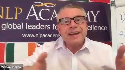 NLP Master Class with Michael Carroll  -  Modelling a Master Hypnotist