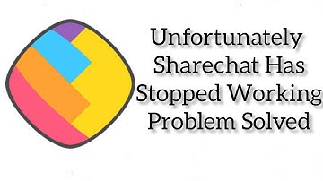 How To Solve "ShareChat Unfortunately Has Stopped Working" Problem|| Rsha26 Solutions
