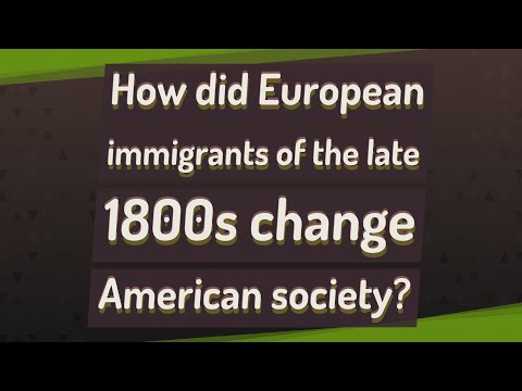 Kako su imigranti u kasnim 1800-im promijenili američko društvo?