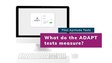 Pilot Aptitude Testing - What do the ADAPT tests measure?