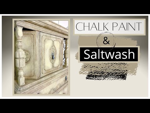 DIY Trash to Treasure using Saltwash and Chalk Paint