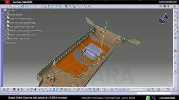 B-Pillar Trim Project || CATIA V5 / UG-NX || ISOPARA