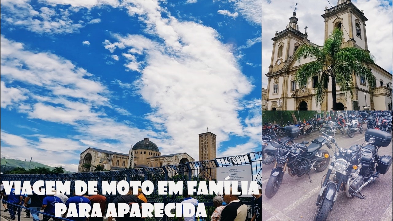 Viagem de Moto em Família para Aparecida indo pelo estado de São Paulo  (CB500F e Super Meteor 650)