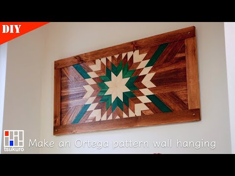 オルテガテーブル　ウェンジ Make an Ortega pattern wall hanging - YouTube