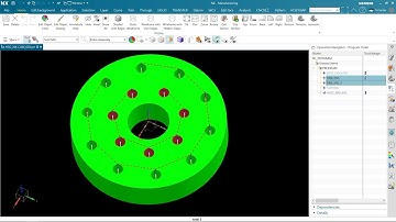 Nx cam #3 Chấm tâm khoan lỗ ta rô ren-SPOT |-DRILLING|-TAPPING|-HOLE_MILLING 3 Axis