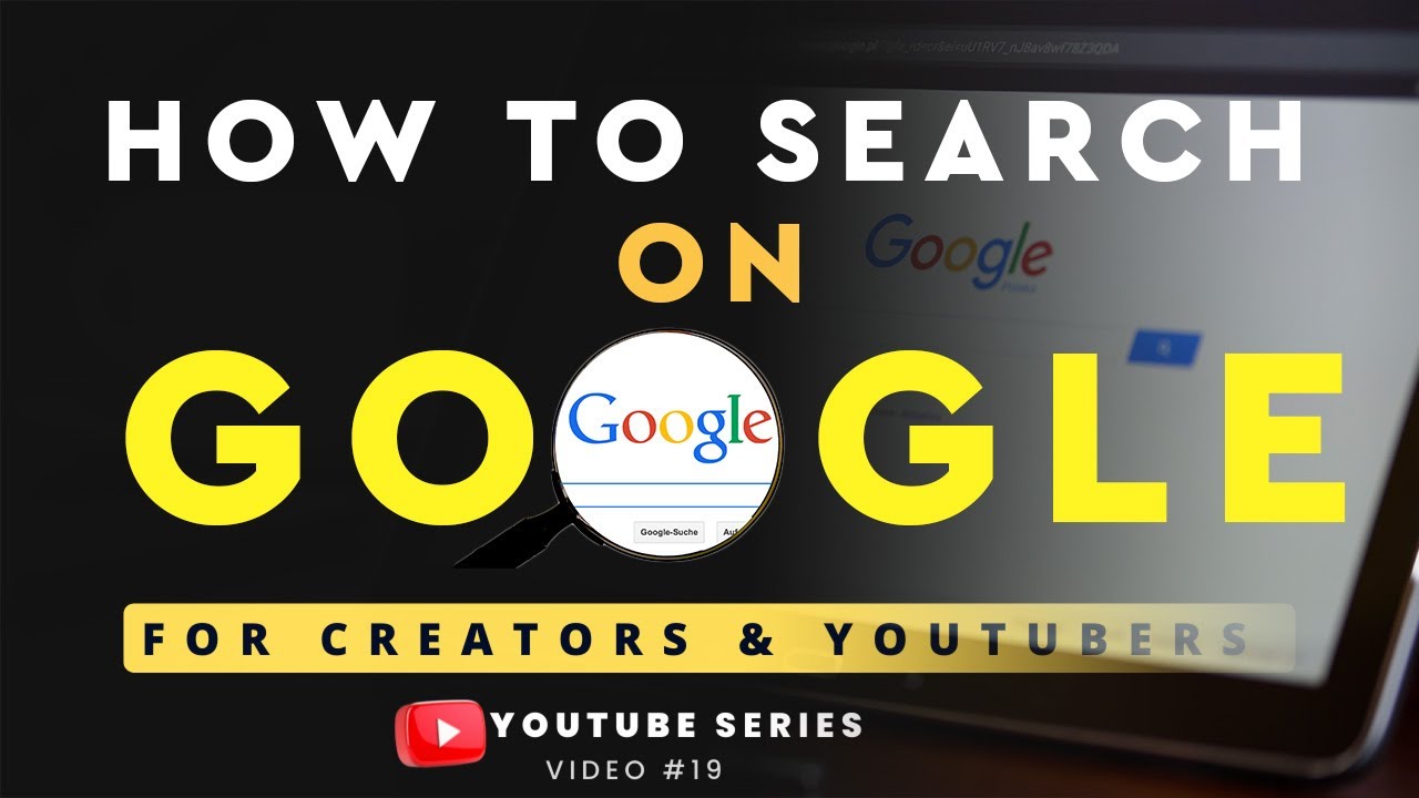 How to Search on Google | Searching Methods | YouTube Premium Course ...
