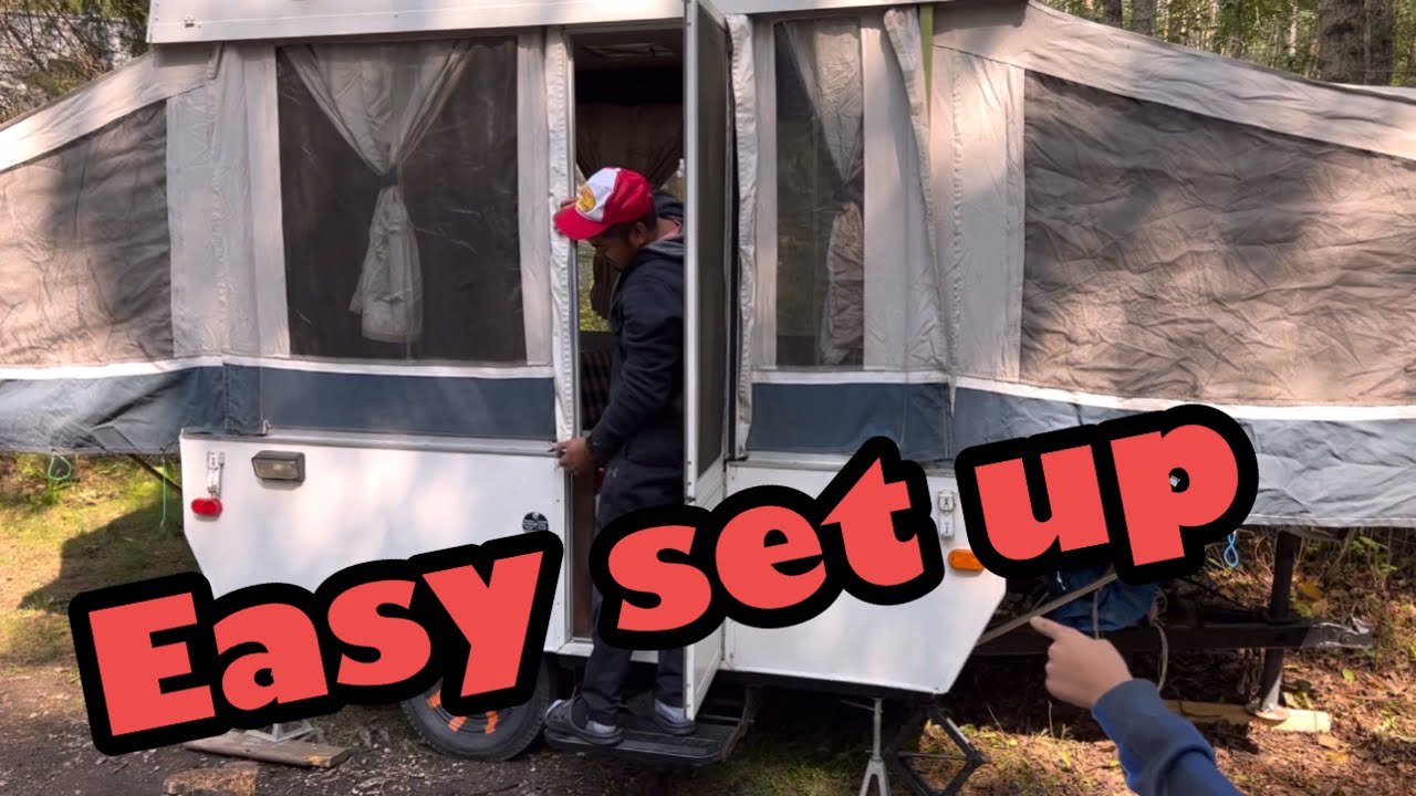 Mini Rv Setup Mini camper set up.. - YouTube