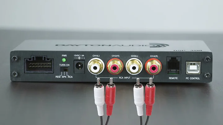 Dayton Audio DSP-408 4x8 DSP Digital Signal Processor for Home and Car Audio