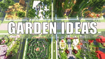 Minecraft How to Build Inspirational Gardens | Exterior Decoration Design Ideas