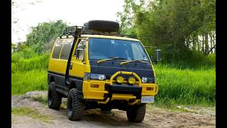 mitsubishi 4 wheel drive van