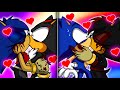 Sonicaexe  shadinaexe kissed sonic  shadow  sonic comic dub compilation