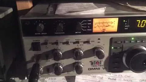 CQ WW DX Contest CW 27 Nov 2016 Working EA2EA on 40m