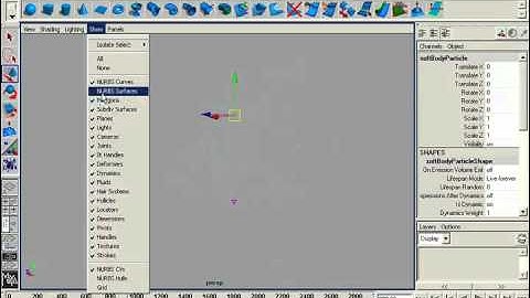 Maya Project Part 37: Using Softbodies