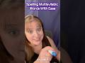 Use knowledge of the syllable rules to spell multisyllabic words.