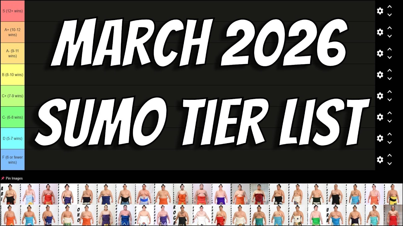 Sumo Tier List! March (Haru) 2026 Rankings