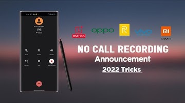 Disable Call Recording Notification for Google Dialer for Any Android Phone - 2022 Trick - No Root
