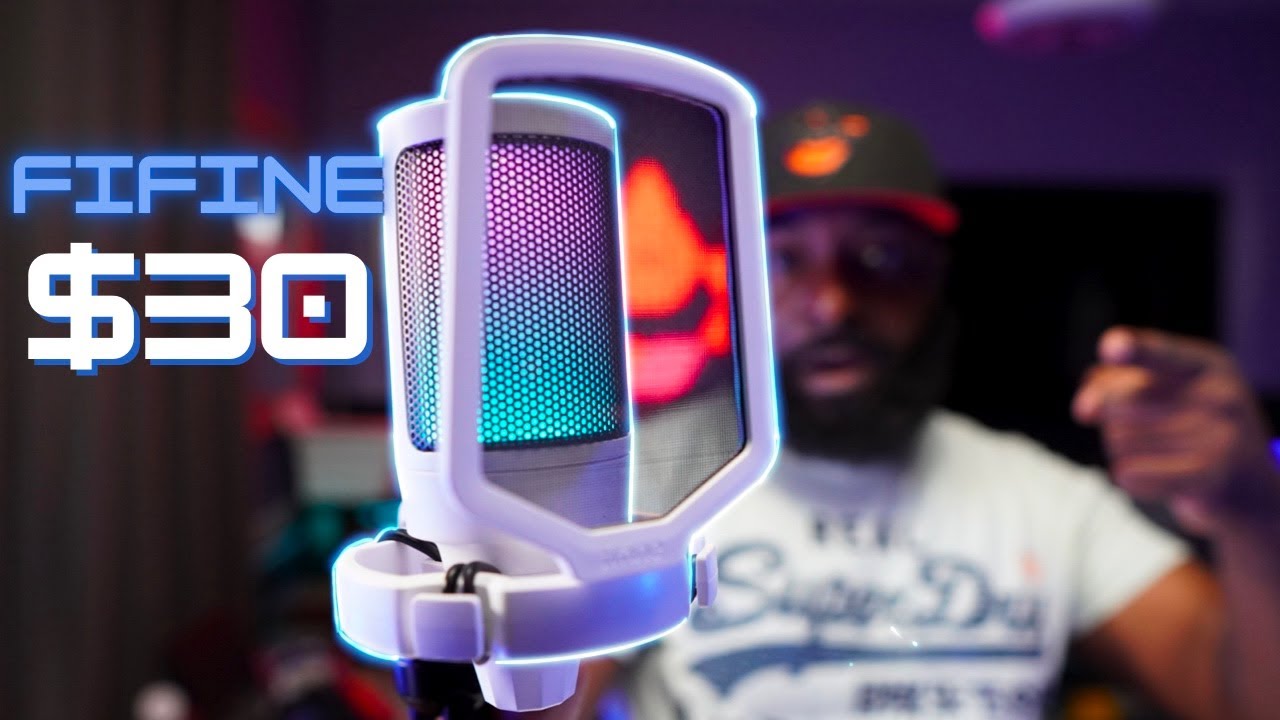 Fifine Ampligame A6V Review The BEST Budget Mic under 50! YouTube
