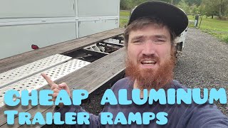 Comparing cheap aluminum car trailer ramps from Amazon and eBay what should you buy