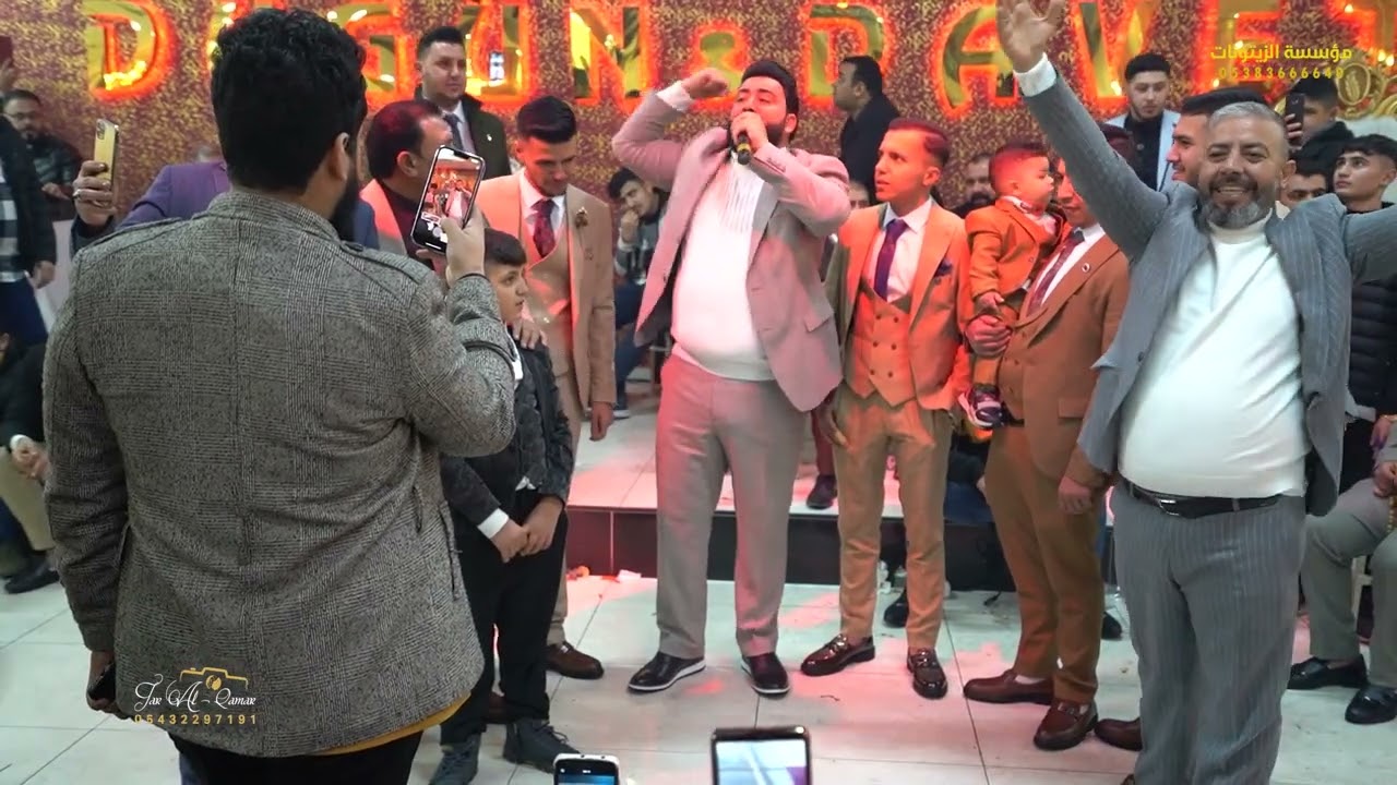 افراح البطوش اولاد ابراهيم الشيخ ابومصعب الفنان احمد الغريب  part 5