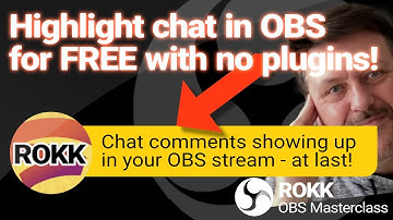 How To Put Chat Comments On Screen In OBS Studio for FREE!