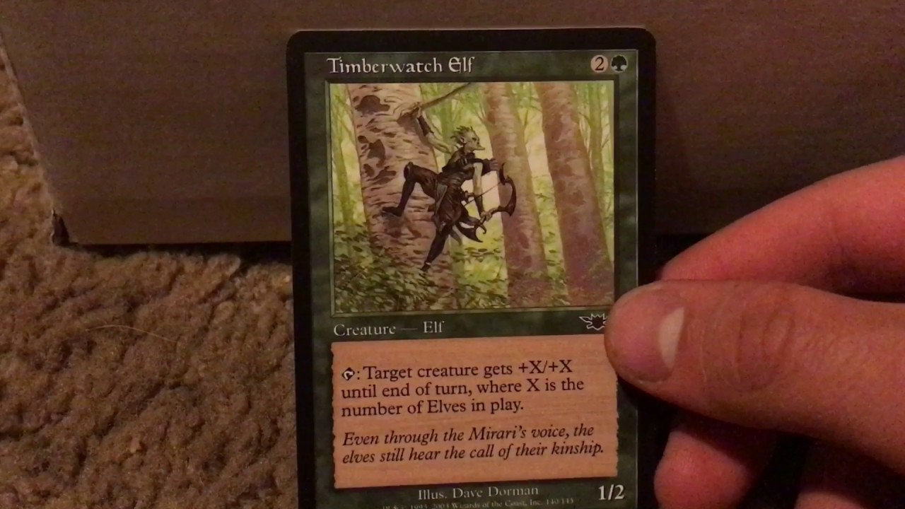 Elf Tribal Magic the Gathering Deck Profile YouTube
