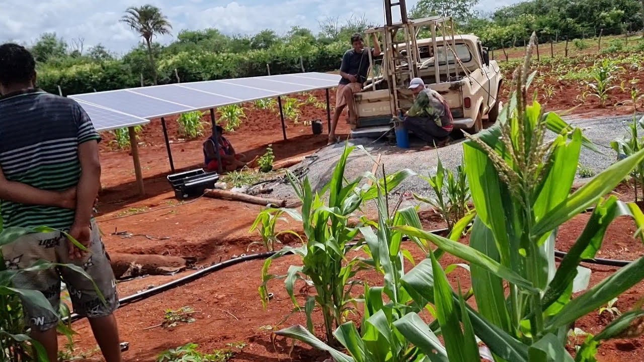 COMO INSTALAR UMA BOMBA SOLAR 3 cv 132m DE PROFUNDIDADE