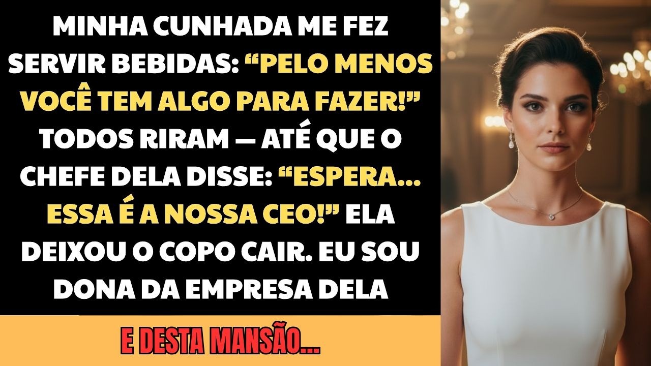 Minha irmã me chamou de garçonete pobre na festa-Até que o chefe dela me reconheceu como a CEO dele