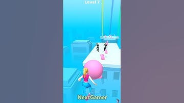 Gum Run 3D🏃‍♀️🎈Mobile Gameplay By NextGamer (Android,iOS) Level 7 #shorts