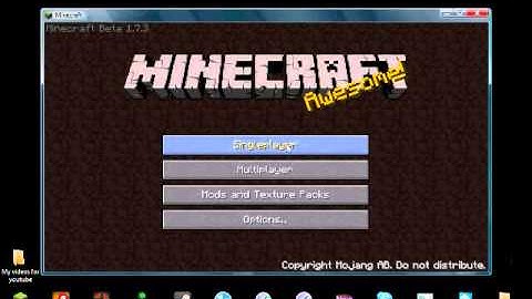 How to install seasons mod Minecraft 1.7.3
