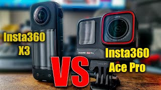 Insta360 X3 vs Insta360 Ace Pro comparando calidad de video