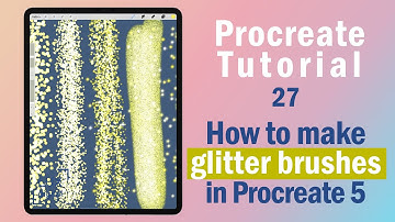 Procreate Tutorial. 27. How to make Glitter Brushes in Procreate 5