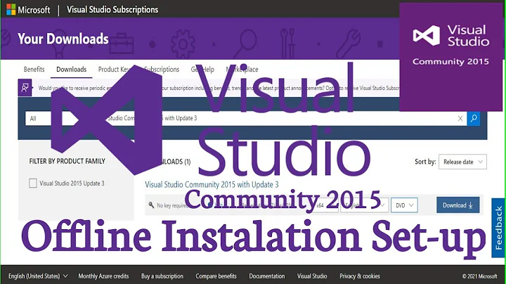 How To Download Offline Microsoft Visual Studio 2015 ISO File 2021